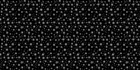 Snow pattern with a frosty, wintry design. seamless background pattern