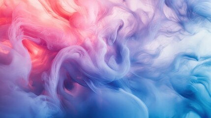 An abstract background features captivating ink swirls blending in vibrant colors. The organic patterns evoke a sense of fluidity and motion, creating a visually stunning display