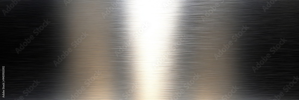 Wall mural A Beautiful Brushed Silver Metallic Texture Background Perfect for Various Design Projects