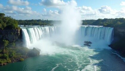 Majestic Waterfall in the Heart of Nature