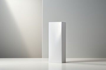 Lighting white wall architecture.