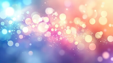 Delicate pastel color abstract background with soft bokeh effects, illustrated in a vector format for a dreamy feel.
