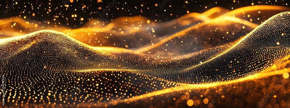 Poster Technical background ideal for technological operations including neural networks, stock, data transmission and encryption, audio and visual representations, as well as scientific research.