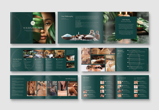 Spa & Wellness Brochure Template