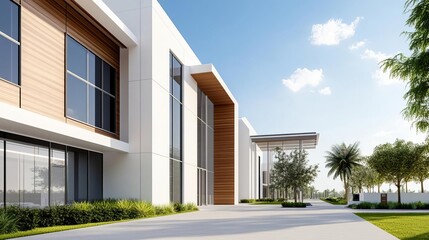 Healthcare facility with smart building technology for energy efficiency, green healthcare, sustainable design