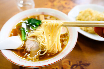ラーメンと炒飯セット