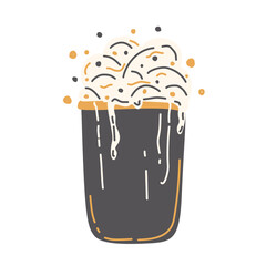 Coffee milk tea break illustration design art line images painting icons decoration 