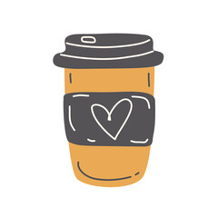 Coffee milk tea break illustration design art line images painting icons decoration 