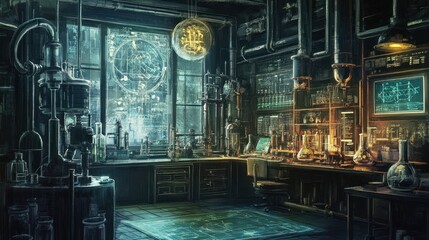 Steampunk Laboratory