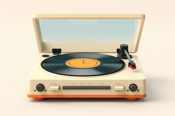 Fototapeta premium Electronics record vinyl record technology.