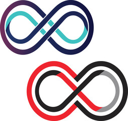 Infinity Design Vector icon illustration Logo template design