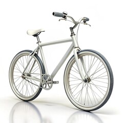 Obraz premium bicycle isolated on white background