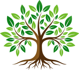 Simple Green Tree Illustration: Perfect for Nature-Themed Designs and Projects