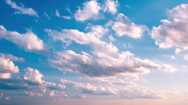 Sch&ouml;ne Wolken Im Blauen Himmel