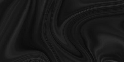 Abstract dark black liquid marble surfaces background design. ink backdrop with wavy pattern. modern background design with luxury cloth or liquid wave or wavy folds of grunge silk texture.