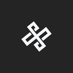 Obraz premium XII logo looks simple, modern, luxury combination