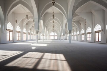 Obraz premium Architecture building corridor caravanserai.