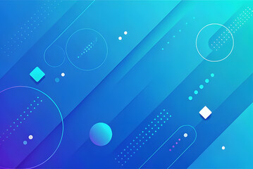 Modern abstract shapes concept design background. Geometric shapes. Abstract gradient colored background.