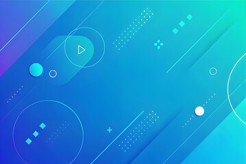 Modern abstract shapes concept design background. Geometric shapes. Abstract gradient colored background.