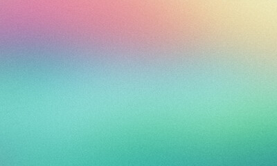 Obraz premium Vibrant abstract background with a gradient of green, pink, and yellow colors and a textured finish