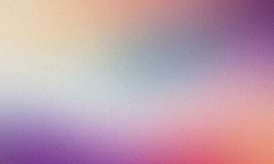 Obraz premium Grainy gradient background fading from purple to yellow with a textured surface