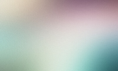Obraz premium Gradient fading from green to purple on abstract grainy texture background