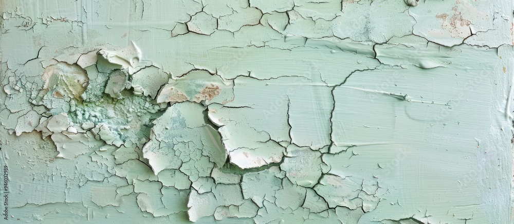 Poster pale green painted background or texture. copy space image. place for adding text and design