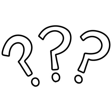 recommend clip art: question mark outline illustration 