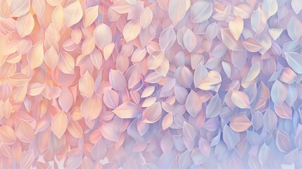 Obraz premium Pastel Gradient Leaf Texture Background with Soft Pink, Purple, and Blue Tones.