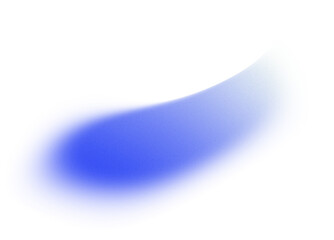 Abstract blue gradient shape with grain texture