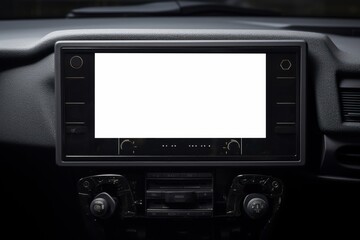Fototapeta premium Navigation device screen electronics vehicle.