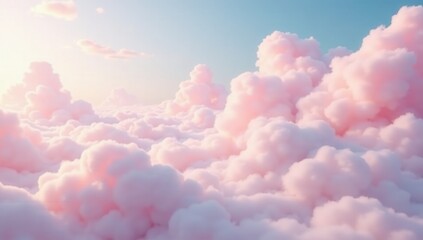 Fluffy Pastel Clouds