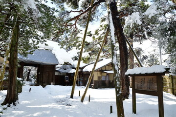 雪の清水園（新潟県）