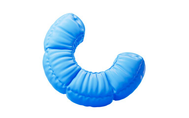 Inflatable soft ring balloon, 3d rendering.