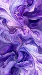 Orchid purple abstract pattern with swirling shapes and soft transitions, offering a soothing and serene visual experience.
