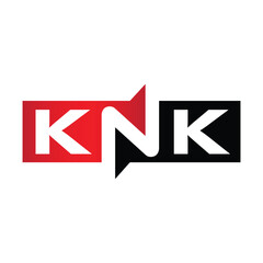 KNK Monogram Initial Letters Logo