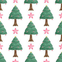 cute seamless pattern background for Christmas celebration