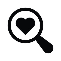  Search love icon