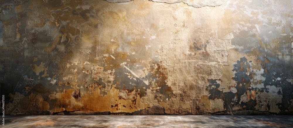 Poster aged textured wall backdrop. copy space image. place for adding text and design