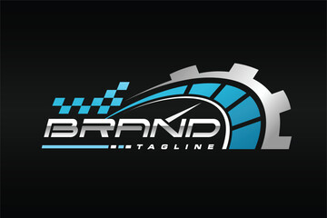 speedometer fast gear logo