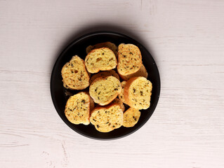 korean garlic bread breakfast plate snack toasted food fat bakery pastry dish appetizer vegetarian