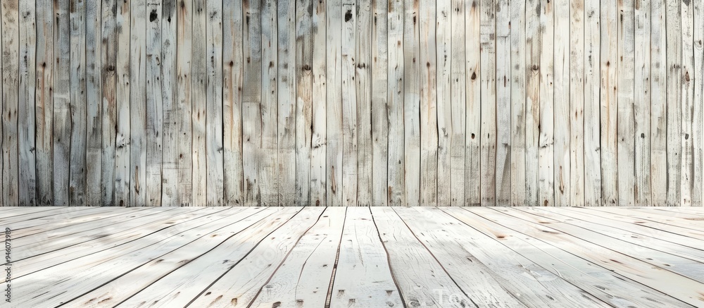 Poster light colored wooden backdrop. copy space image. place for adding text and design
