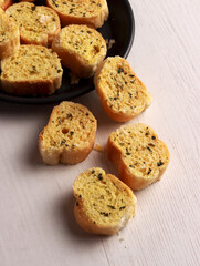 korean garlic bread breakfast plate snack toasted food fat bakery pastry dish appetizer vegetarian