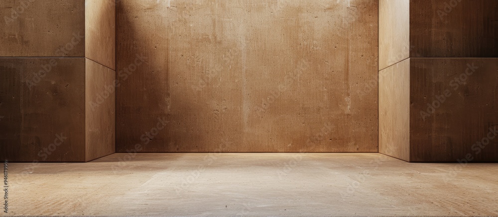 Poster cardboard backdrop. copy space image. place for adding text and design