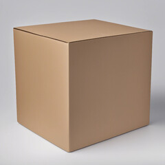 closed brown cardboard box