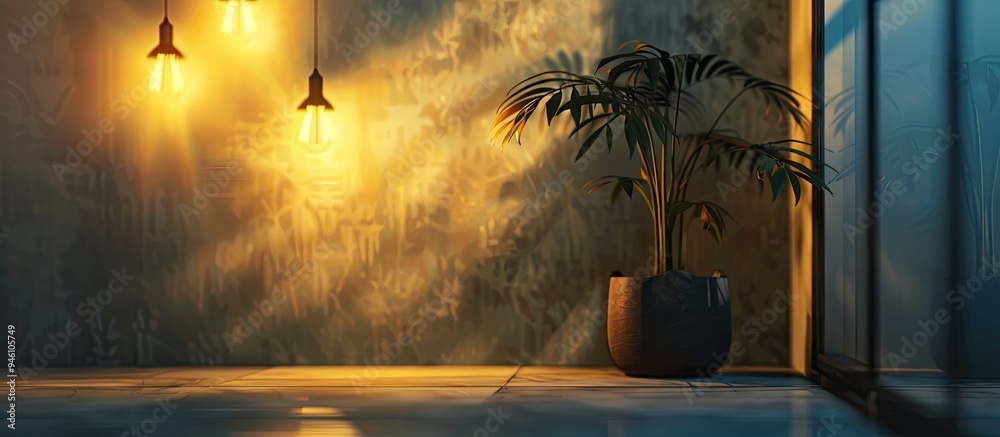 Poster background with soft lighting. copy space image. place for adding text and design