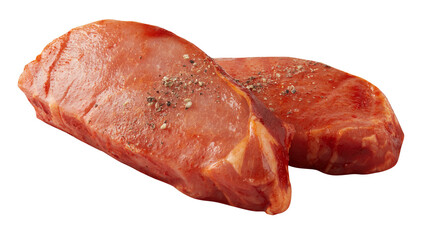 fresh meat steak cut out isolated transparent background