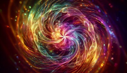 Radiant Abstraction on Fire 4K HDR Ultra HD Wallpaper