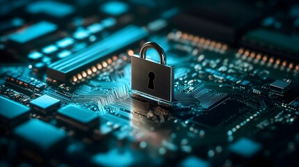 A futuristic and modern lock