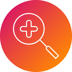 Fototapeta premium Zoom In Vector Icon